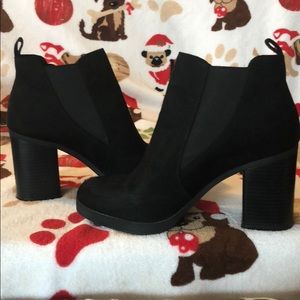 Black Heeled Booties